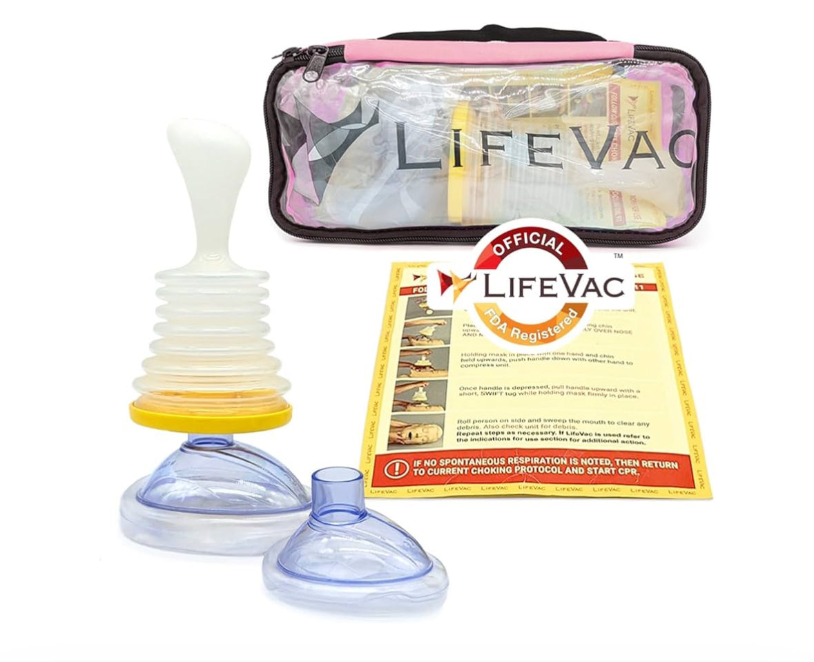 LifeVac Travel Kit Pink